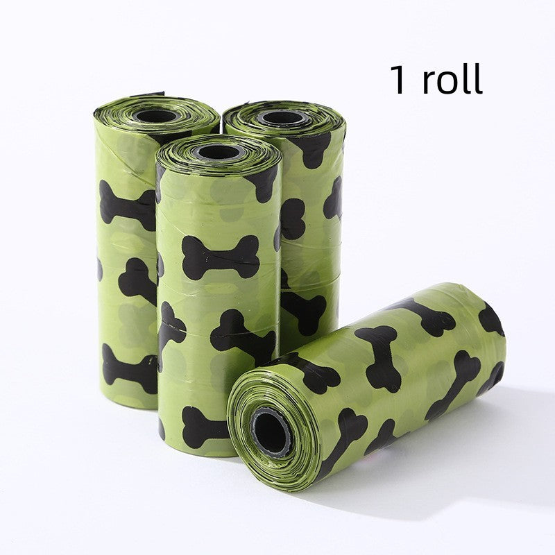 HKM-295059 Bone-Shaped Dog Pooper Scooper Garbage Bag Dispenser with 5 Eco-Friendly Bags