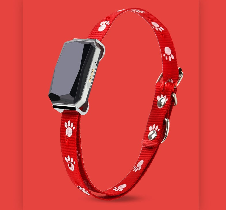 HKM-295379 GPS Pet Positioning Collar - LED Light, 500 mAh Battery, Durable Material