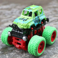 HKM-295507 Inertial 4WD Off-Road Vehicle Toy Car for Kids - Friction Powered Stunt Vehicle, Ages 2-13