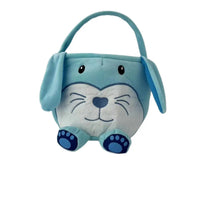 HKM-295699 Easter Bunny Basket Plush Toy for Kids - Soft Animal Handbag for Eggs, 31-50cm
