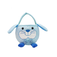 HKM-295699 Easter Bunny Basket Plush Toy for Kids - Soft Animal Handbag for Eggs, 31-50cm