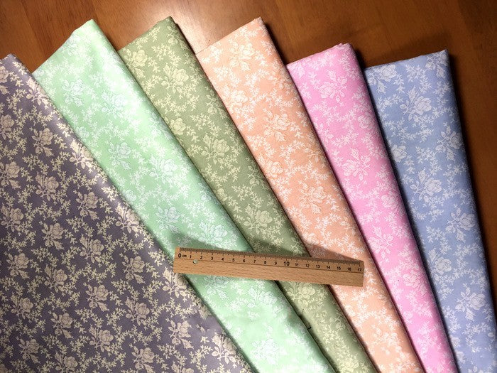 HKM-295699 Floral Printed 100% Cotton Fabric, Twill 1.6m Width for Bedding and Curtains
