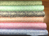 HKM-295699 Floral Printed 100% Cotton Fabric, Twill 1.6m Width for Bedding and Curtains