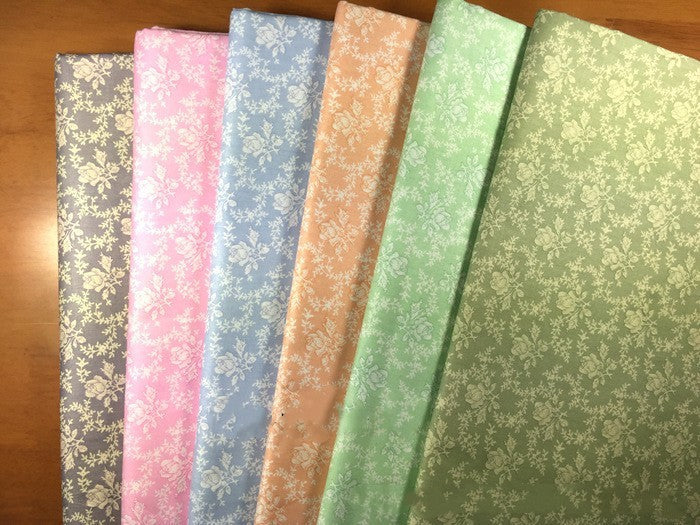 HKM-295699 Floral Printed 100% Cotton Fabric, Twill 1.6m Width for Bedding and Curtains