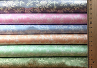 HKM-295699 Floral Printed 100% Cotton Fabric, Twill 1.6m Width for Bedding and Curtains
