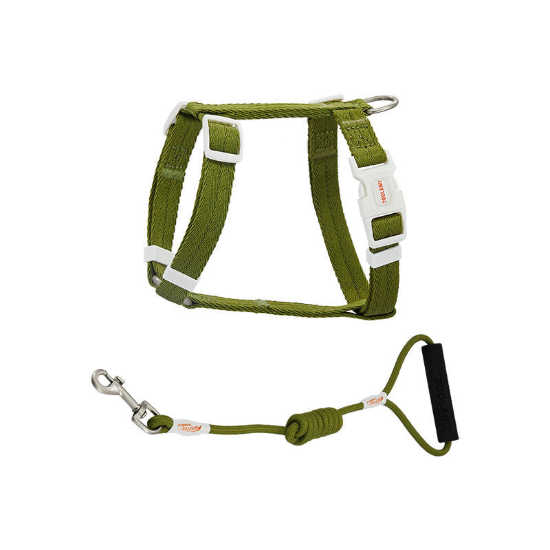 HKM-295699 Pet Anti Breakaway Traction Rope with Chest Harness - Multiple Colors Available