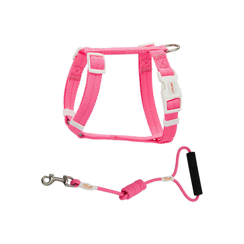 HKM-295699 Pet Anti Breakaway Traction Rope with Chest Harness - Multiple Colors Available