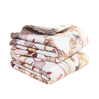 HKM-295699 Pure Cotton Gauze Blanket for Sofa and AC Use, 200x230 cm