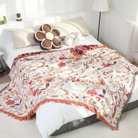 HKM-295699 Pure Cotton Gauze Blanket for Sofa and AC Use, 200x230 cm
