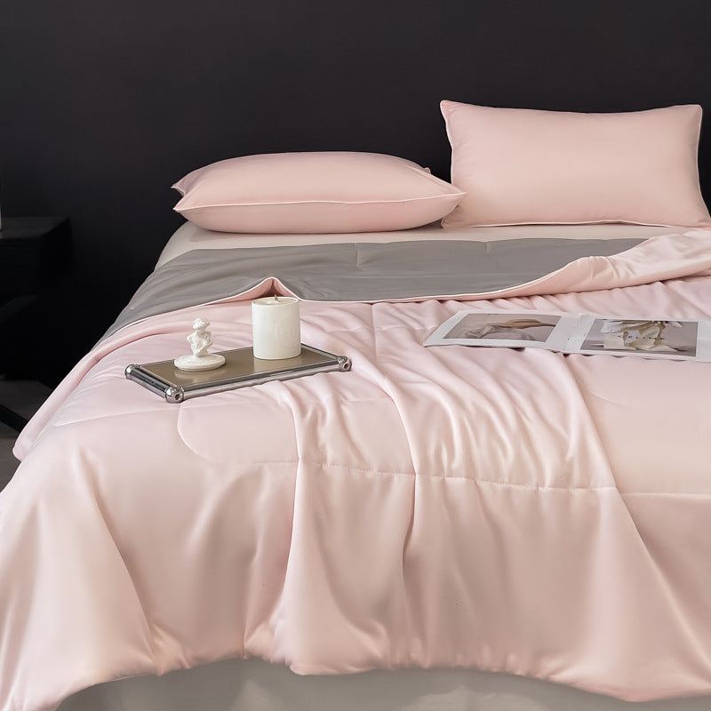 HKM-296019 Lightweight Summer Quilt - Washable Cool Fiber, Available in Two Sizes