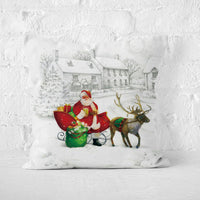 HKM-296083 Christmas-Themed Plush Pillow Cover for Cozy Living Spaces - 40x40, 45x45, 50x30 cm