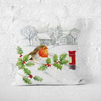 HKM-296083 Christmas-Themed Plush Pillow Cover for Cozy Living Spaces - 40x40, 45x45, 50x30 cm
