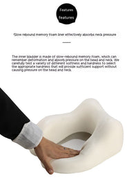 HKM-296147 U-Shaped Memory Foam Travel Neck Pillow in Multiple Colors