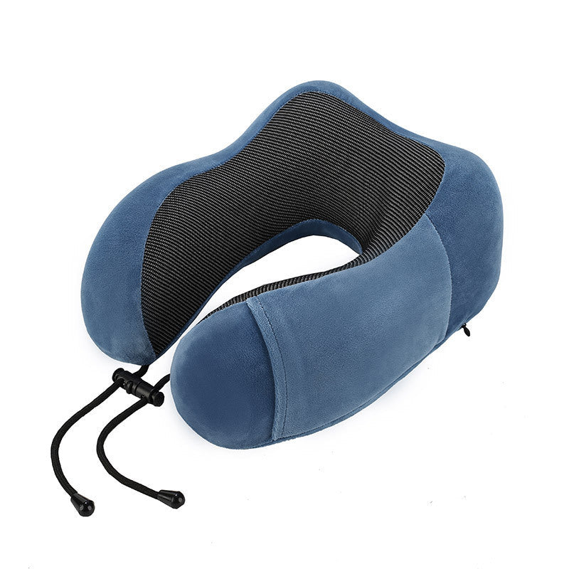 HKM-296147 U-Shaped Memory Foam Travel Neck Pillow in Multiple Colors