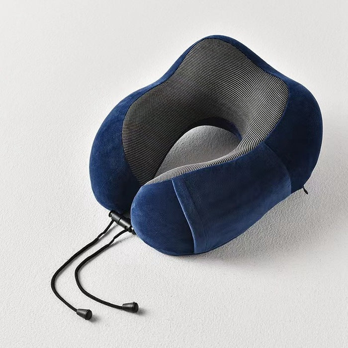 HKM-296147 U-Shaped Memory Foam Travel Neck Pillow in Multiple Colors