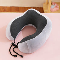 HKM-296147 U-Shaped Memory Foam Travel Neck Pillow in Multiple Colors