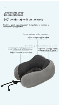 HKM-296147 U-Shaped Memory Foam Travel Neck Pillow in Multiple Colors
