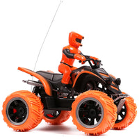 HKM-296275 Remote Control Quad Bike Toy - 1:10 Scale Electric RC Motorcycle for Ages 5 and Up