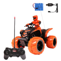 HKM-296275 Remote Control Quad Bike Toy - 1:10 Scale Electric RC Motorcycle for Ages 5 and Up