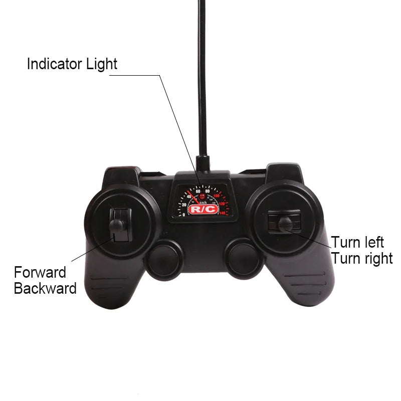 HKM-296275 Remote Control Quad Bike Toy - 1:10 Scale Electric RC Motorcycle for Ages 5 and Up