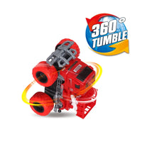 HKM-296659 Friction Fire Engine Truck with Impact Deformable Wheels - Ideal for Kids Ages 2-13