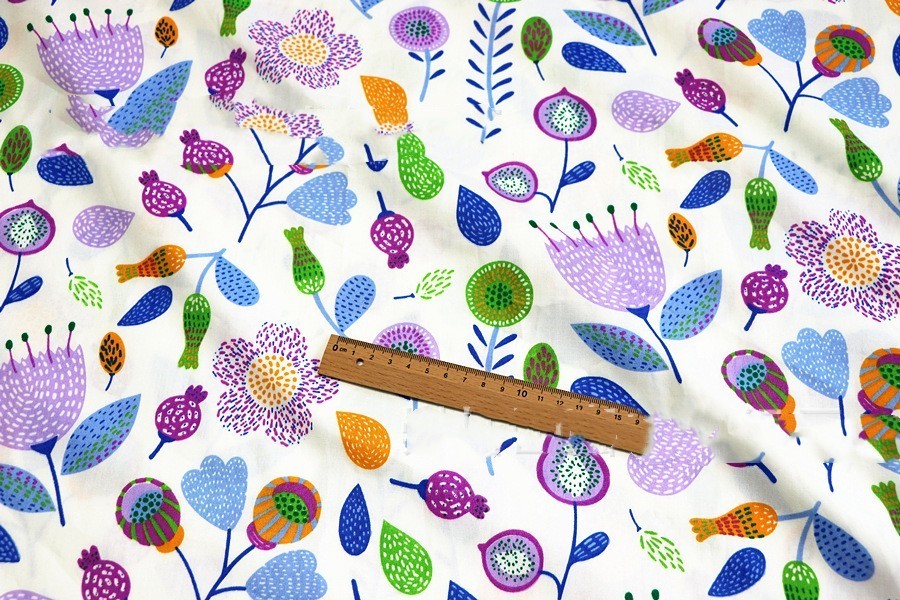 HKM-296851 Cotton Twill Fabric for Bedding and Curtains - 100% Cotton, Water Printed, Width 160cm, Available in Multiple Colors