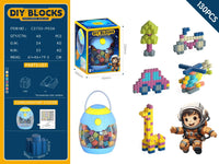 HKM-296851 Kids Variable Building Block Set - Educational Plastic Assembly Toy for Creative Play