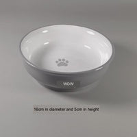 HKM-297043 Medium Anti-Tip Ceramic Dog Bowl in Multiple Colors