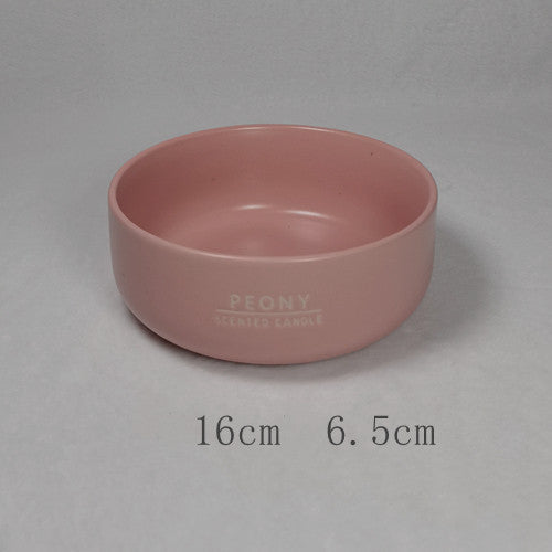 HKM-297043 Medium Anti-Tip Ceramic Dog Bowl in Multiple Colors