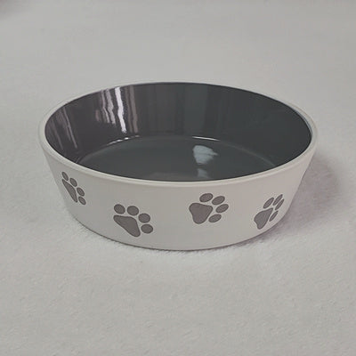 HKM-297043 Medium Anti-Tip Ceramic Dog Bowl in Multiple Colors