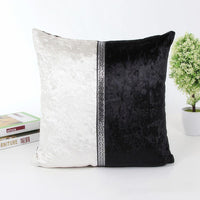 HKM-297171 Plush Chemical Fiber Pillow Cover - 45x45cm, Multiple Colors Available