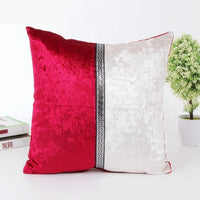 HKM-297171 Plush Chemical Fiber Pillow Cover - 45x45cm, Multiple Colors Available