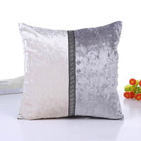 HKM-297171 Plush Chemical Fiber Pillow Cover - 45x45cm, Multiple Colors Available