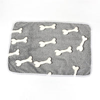 HKM-297299 Plush Velvet Pet Blanket - Breathable Fabric in Multiple Size Options