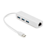 HKM-297363 4-in-1 USB 3.1 Docking Station with 100M Wired Network Card - Ethernet RJ-45 Connectivity