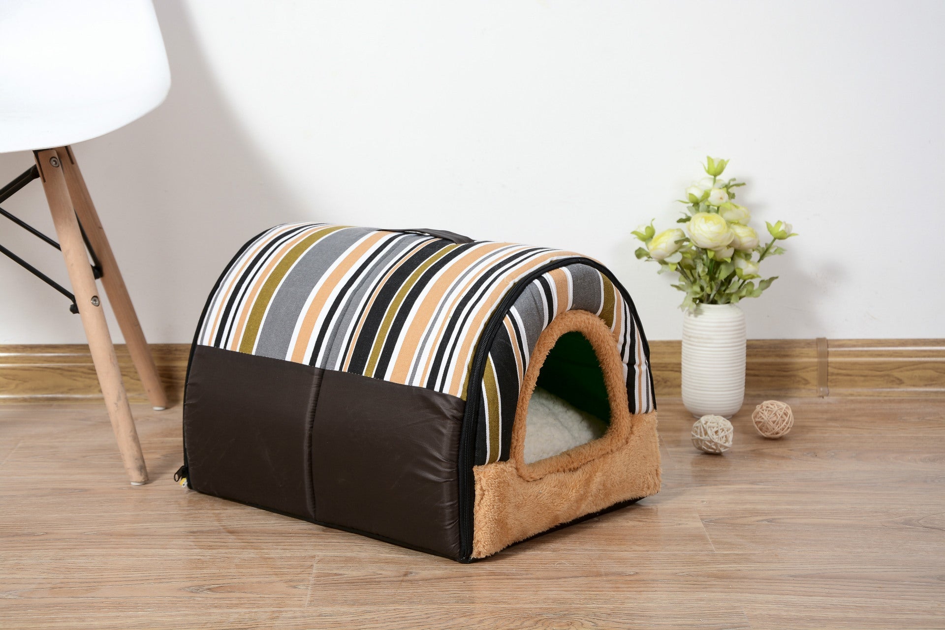 HKM-297363 Cozy Multifunctional Pet Nest House for All Seasons - Sizes S to XXL