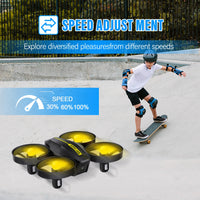 HKM-297427 Mini Drone with Camera for Beginners - 720P HD Remote Control Quadcopter, Easy to Fly, Indoor/Outdoor Use