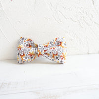 HKM-297683 Elegant Golden Christmas Pet Bow - Available in Various Sizes XS to XL