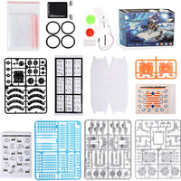 HKM-298003 12 in 1 Solar Powered Robot Kit - Educational DIY Science Toy for Kids and Students