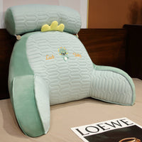 HKM-298131 Cartoon Anime Latex Ice Silk Bedside Cushion - Husky, Dinosaur, Rabbit, Cat Designs