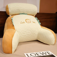 HKM-298131 Cartoon Anime Latex Ice Silk Bedside Cushion - Husky, Dinosaur, Rabbit, Cat Designs