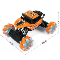 HKM-298579 Gyroscope Gravity Sensor 1/16 Scale RC Stunt Drift Truck with Remote Control - 4WD Off-Road Vehicle