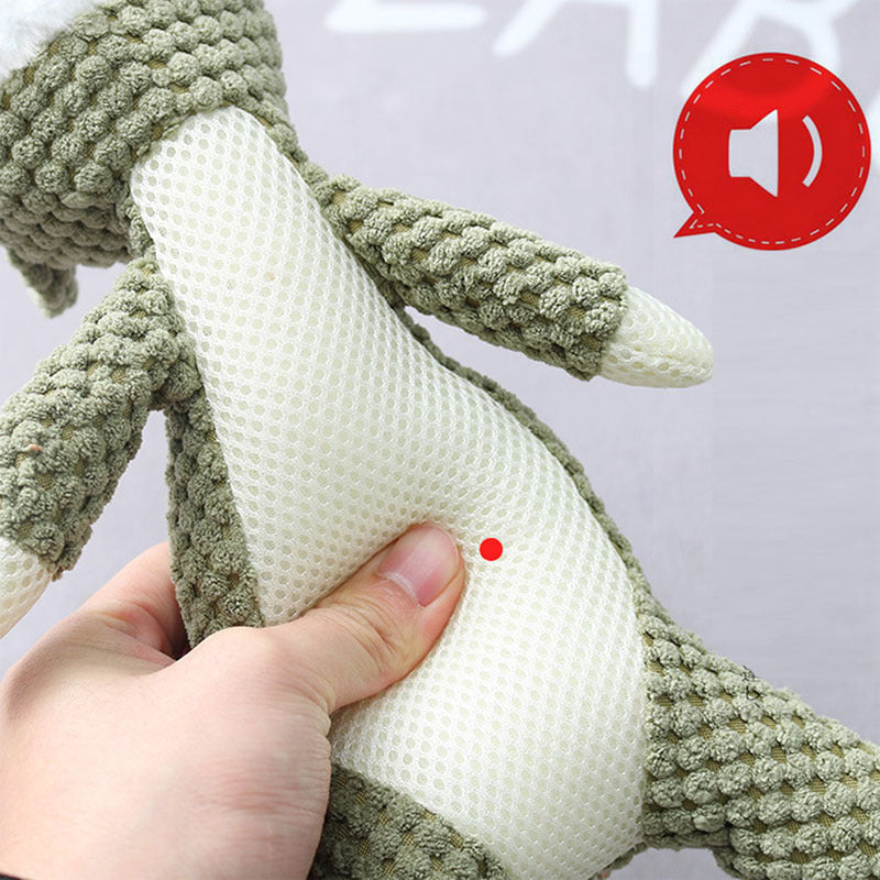 HKM-298771 Plush Cartoon Puppy Dog Toy Pet Dog Chew Squeak Toys For Small Dogs Teeth Grinding Pet Products Dog Accessories