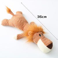 HKM-298771 Plush Cartoon Puppy Dog Toy Pet Dog Chew Squeak Toys For Small Dogs Teeth Grinding Pet Products Dog Accessories