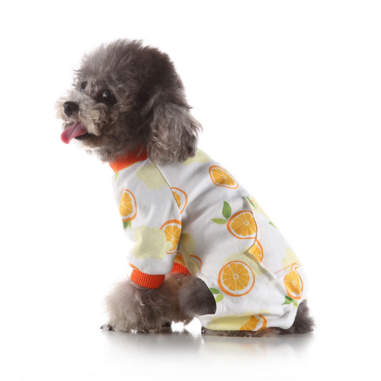 HKM-299027 Cozy Cotton Pet Pajamas in Various Fun Designs and Sizes