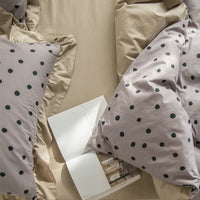 HKM-299155 Korean Heart Shape Quilt Cover Set - 4-Piece Bedding in Customizable Colors