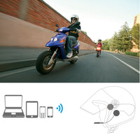 HKM-299219 Bluetooth Helmet Headset for Motorcycle with Hands-free Function and Stereo Music Playback