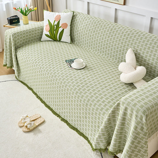 HKM-299219 Universal All-Season Striped Sofa Cover in Multiple Colors and Sizes