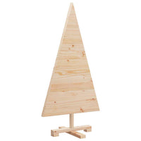 HKM-299283 Natural Solid Wood Christmas Tree with Adjustable Branches - 90 cm
