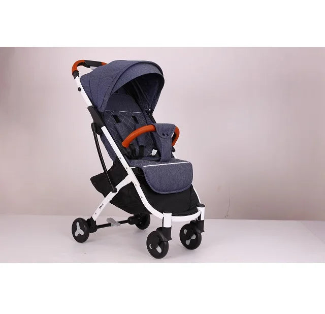 KTX-299347 Adjustable Airplane Baby Stroller for Infants Aged 0-3 Years with Webbing Backrest